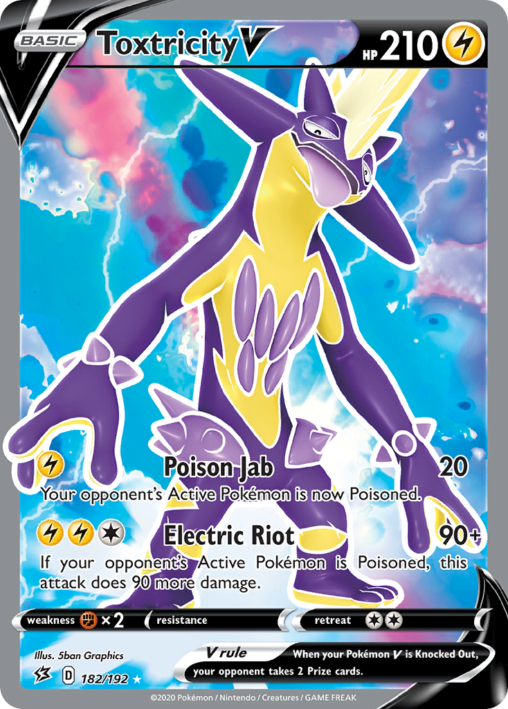 Rebel Clash Toxtricity V #182/192